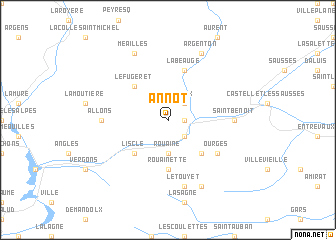 map of Annot