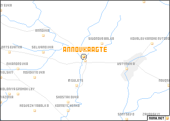 map of Annovka-Agte