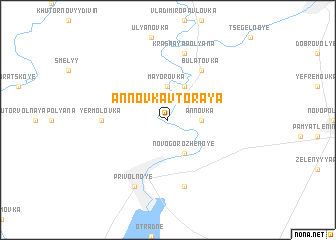 map of Annovka Vtoraya