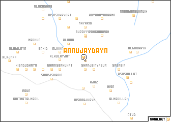 map of An Nujaydayn