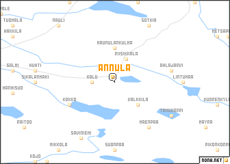 map of Annula