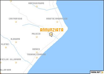 map of Annunziata