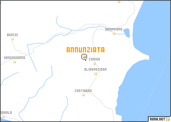 map of Annunziata