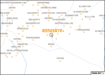 map of An Nuşayr