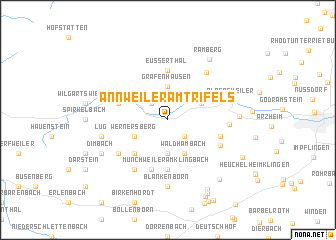 map of Annweiler am Trifels