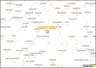 map of Annyŏng