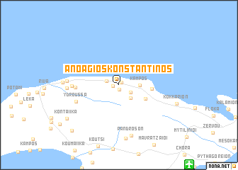 map of Áno Ágios Konstantínos