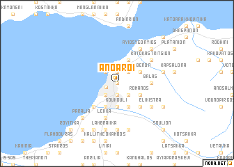 map of Áno Arói