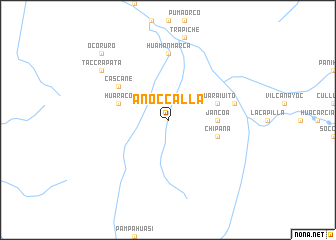 map of Añoccalla