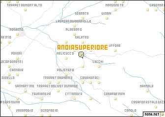 map of Anoia Superiore