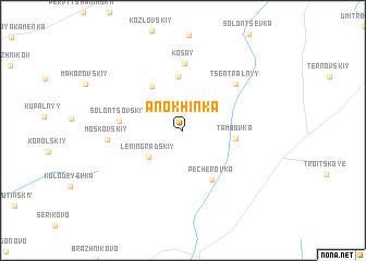 map of Anokhinka