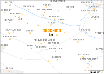 map of Anokhino