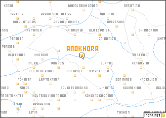 map of Áno Khóra