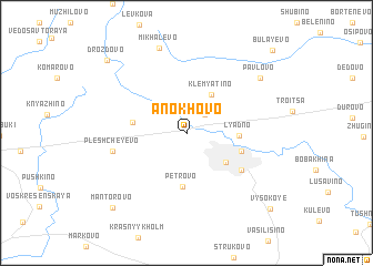 map of Anokhovo