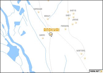 map of Anokwai