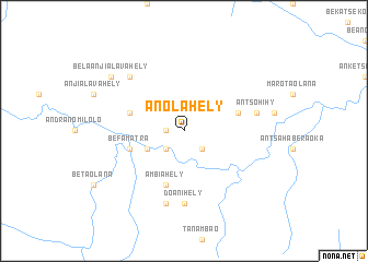 map of Anolahely