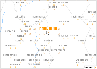 map of Anolaima