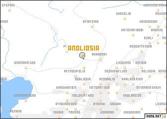 map of Áno Liósia