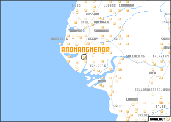 map of Anomang Menor