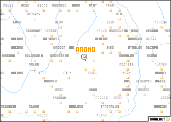 map of Añomo