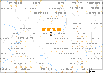 map of Anonales