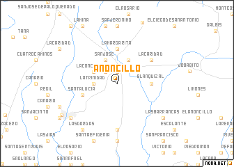 map of Anoncillo