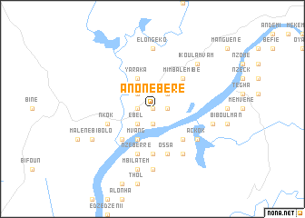 map of Anonébéré