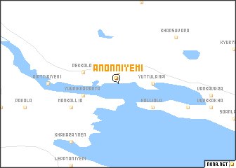 map of Anonniyemi