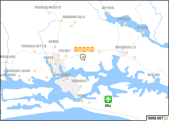 map of Anono