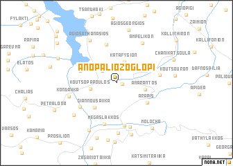 map of (( Áno Paliozoglópi ))