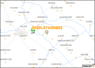 map of Áno Platíkambos