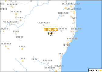 map of Anopog