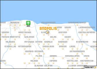 map of Anópolis