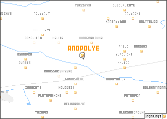 map of Anopolʼye