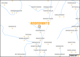 map of Anorombato