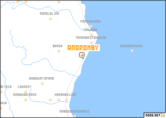 map of Anoromby