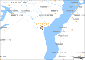 map of Anororo