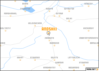 map of Anoshki