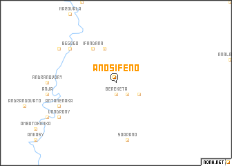 map of Anosifeno