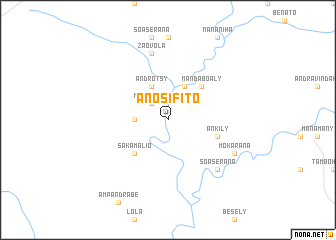 map of Anosifito