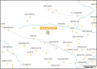 map of Anosikha