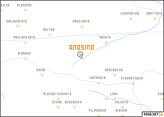 map of Anosino