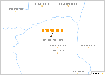 map of Anosivola