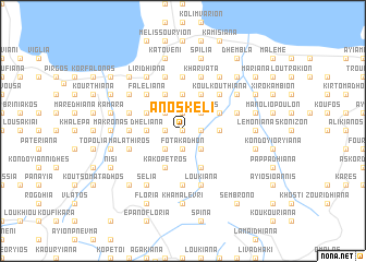 map of Anóskeli