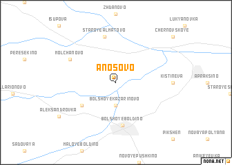 map of Anosovo