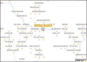 map of Anou Ibder