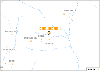 map of Anoumabou