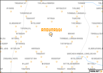 map of Anou nʼAddi