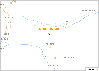 map of Anou Nizam