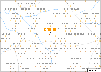 map of Anoun